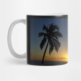 Palm Trees Sunset in Paradise Mug